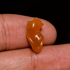 Excellent Top Grade Quality 100% Natural Welo Fire Brown Ethiopian Opal Polished Rough Gemstone For Making Jewelry 13X7X4 MM 2 Cts. KR08-132 Sunkarton