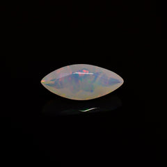 Fantastic A One Quality 100% Natural Welo Fire Marquise White Ethiopian Opal Cut Stone Gemstone For Making Jewelry 11X4X3 MM 1 Cts. KR08-136 Sunkarton