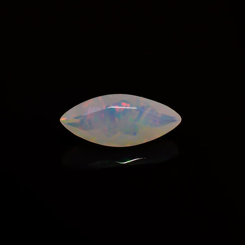 Fantastic A One Quality 100% Natural Welo Fire Marquise White Ethiopian Opal Cut Stone Gemstone For Making Jewelry 11X4X3 MM 1 Cts. KR08-136 Sunkarton