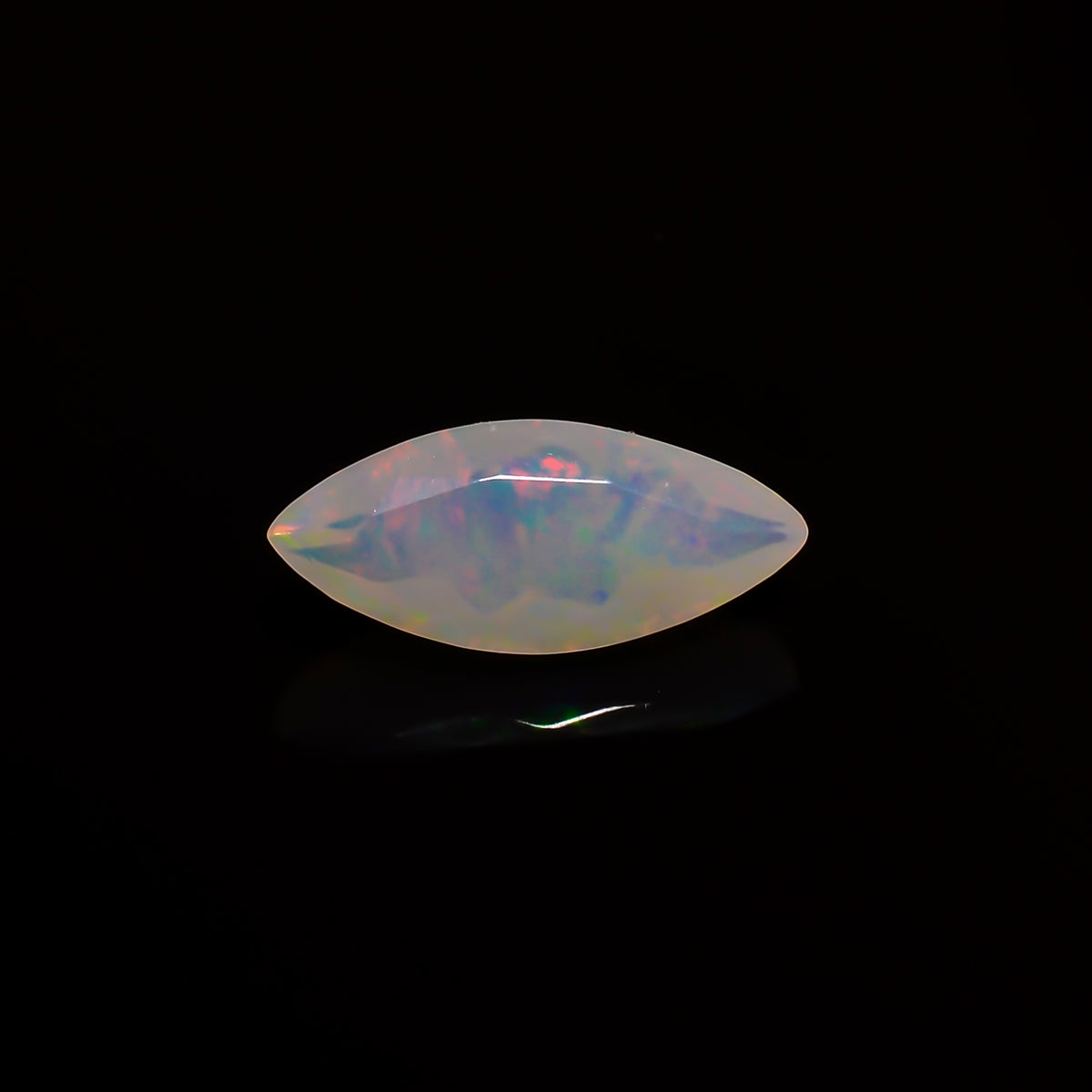 Fantastic A One Quality 100% Natural Welo Fire Marquise White Ethiopian Opal Cut Stone Gemstone For Making Jewelry 11X4X3 MM 1 Cts. KR08-136 Sunkarton