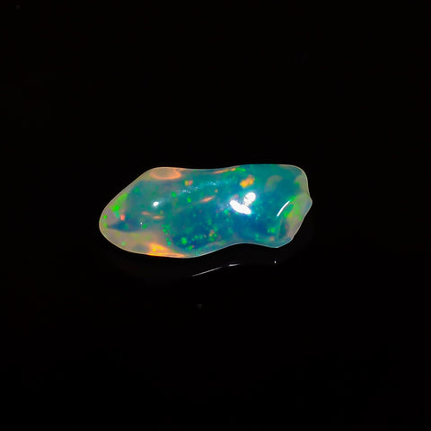 Outstanding Top Grade Quality 100% Natural Welo Fire White Ethiopian Opal Polished Rough Gemstone For Making Jewelry 13X6X4MM 1.5 Cts KR0817 Sunkarton