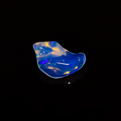 Superb Top Grade Quality 100% Natural Welo Fire White Ethiopian Opal Polished Rough Gemstone For Making Jewelry 11X6X4 MM 1.5 Cts. KR08-19 Sunkarton