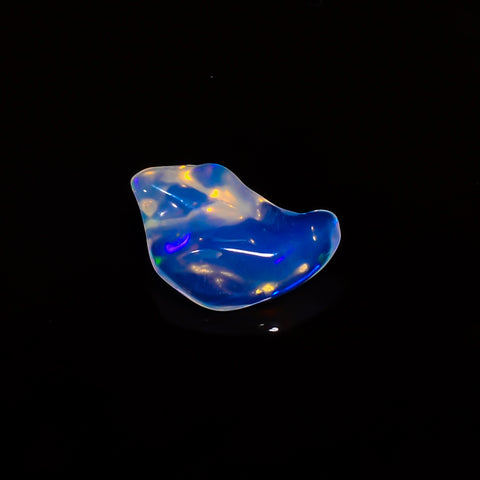 Superb Top Grade Quality 100% Natural Welo Fire White Ethiopian Opal Polished Rough Gemstone For Making Jewelry 11X6X4 MM 1.5 Cts. KR08-19 Sunkarton