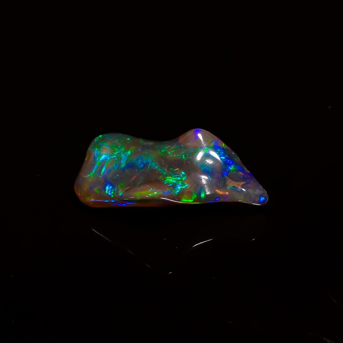 Terrific Top Grade Quality 100% Natural Welo Fire Brown Ethiopian Opal Polished Rough Gemstone For Making Jewelry 18X10X5 MM 3.5 Cts KR08-23 Sunkarton