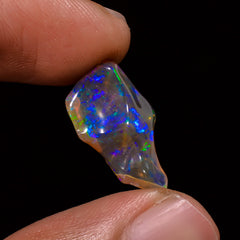 Terrific Top Grade Quality 100% Natural Welo Fire Brown Ethiopian Opal Polished Rough Gemstone For Making Jewelry 18X10X5 MM 3.5 Cts KR08-23 Sunkarton