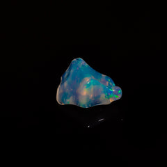 Amazing Top Grade Quality 100% Natural Welo Fire White Ethiopian Opal Polished Rough Loose Gemstone For Making Jewelry 14X9X5MM 3 Cts KR0826 Sunkarton