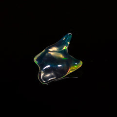 Awesome Top Grade Quality 100% Natural Welo Fire White Ethiopian Opal Polished Rough Loose Gemstone For Making Jewelry 14X9X3MM 1 Cts KR0828 Sunkarton