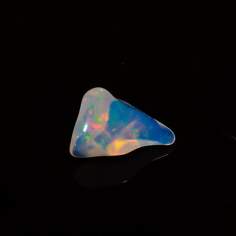 Beautiful Top Grade Quality 100% Natural Welo Fire White Ethiopian Opal Polished Rough Gemstone For Making Jewelry 13X8X5 MM 1.5 Cts KR08-29 Sunkarton