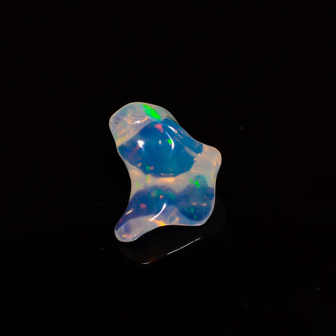 Classic Top Grade Quality 100% Natural Welo Fire White Ethiopian Opal Polished Rough Gemstone For Making Jewelry 14X10X7 MM 4.5 Cts. KR08-30 Sunkarton