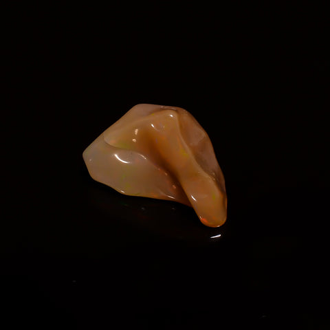 Dazzling Top Grade Quality 100% Natural Welo Fire Brown Ethiopian Opal Polished Rough Gemstone For Making Jewelry 20X12X10MM 9.5 Cts KR08-31 Sunkarton