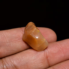 Dazzling Top Grade Quality 100% Natural Welo Fire Brown Ethiopian Opal Polished Rough Gemstone For Making Jewelry 20X12X10MM 9.5 Cts KR08-31 Sunkarton