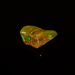 Excellent Top Grade Quality 100% Natural Welo Fire Brown Ethiopian Opal Polished Rough Gemstone For Making Jewelry 15X10X5 MM 4 Cts. KR08-32 Sunkarton