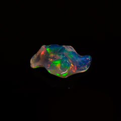 Exclusive Top Grade Quality 100% Natural Welo Fire Brown Ethiopian Opal Polished Rough Gemstone For Making Jewelry 19X10X7 MM 4 Cts. KR08-33 Sunkarton