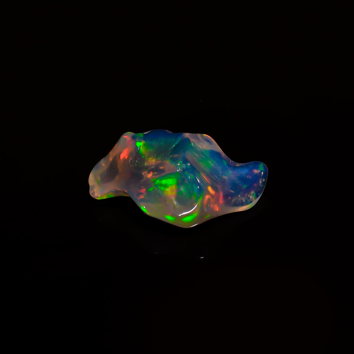 Exclusive Top Grade Quality 100% Natural Welo Fire Brown Ethiopian Opal Polished Rough Gemstone For Making Jewelry 19X10X7 MM 4 Cts. KR08-33 Sunkarton
