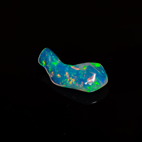 Fantastic Top Grade Quality 100% Natural Welo Fire White Ethiopian Opal Polished Rough Gemstone For Making Jewelry 14X6X5 MM 1.5 Cts KR08-36 Sunkarton
