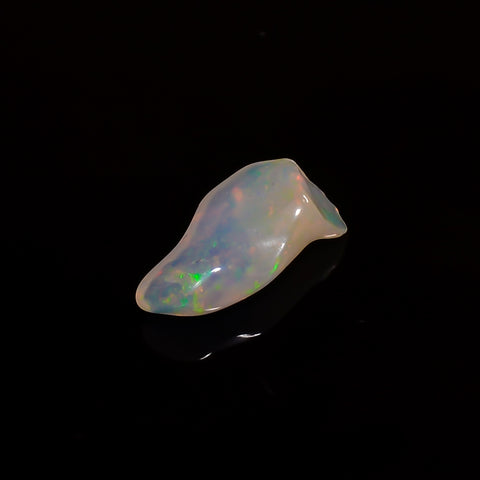 Gorgeous Top Grade Quality 100% Natural Welo Fire White Ethiopian Opal Polished Rough Gemstone For Making Jewelry 12X6X4 MM 1 Cts. KR08-37 Sunkarton