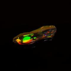 Incredible Top Grade Quality 100% Natural Welo Fire Brown Ethiopian Opal Polished Rough Gemstone For Making Jewelry 25X8X3 MM 3 Cts. KR08-39 Sunkarton