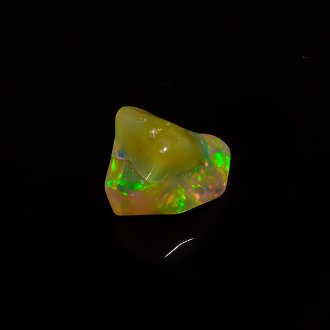 Awesome Top Grade Quality 100% Natural Welo Fire Brown Ethiopian Opal Polished Rough Loose Gemstone For Making Jewelry 10X9X7MM 3 Cts KR08-3 Sunkarton