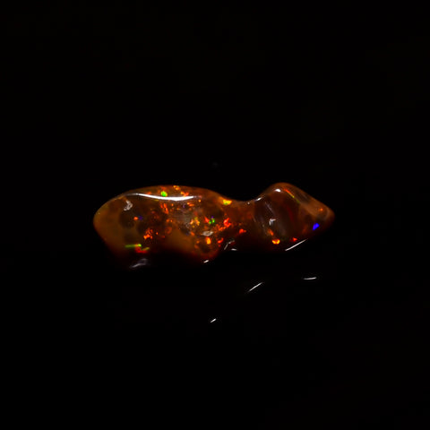 Marvellous Top Grade Quality 100% Natural Welo Fire Brown Ethiopian Opal Polished Rough Gemstone For Making Jewelry 15X5X4MM 1.5 Cts KR08-40 Sunkarton
