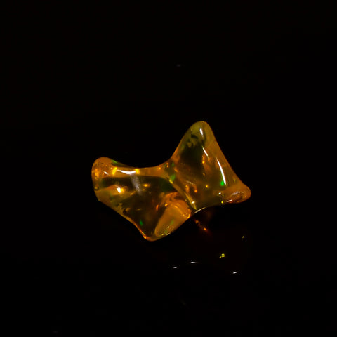 Outstanding Top Grade Quality 100% Natural Welo Fire Brown Ethiopian Opal Polished Rough Gemstone For Making Jewelry 12X7X5MM 1.5 Cts KR0842 Sunkarton