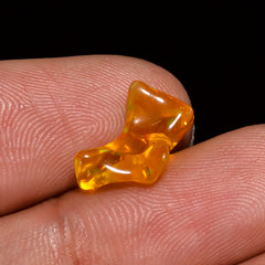 Outstanding Top Grade Quality 100% Natural Welo Fire Brown Ethiopian Opal Polished Rough Gemstone For Making Jewelry 12X7X5MM 1.5 Cts KR0842 Sunkarton