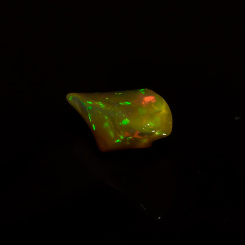 Splendid Top Grade Quality 100% Natural Welo Fire Brown Ethiopian Opal Polished Rough Gemstone For Making Jewelry 10X7X5 MM 2 Cts. KR08-43 Sunkarton