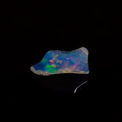 Superb Top Grade Quality 100% Natural Welo Fire White Ethiopian Opal Polished Rough Gemstone For Making Jewelry 11X6X5 MM 1.5 Cts. KR08-44 Sunkarton