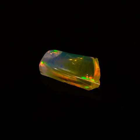 Tempting Top Grade Quality 100% Natural Welo Fire Brown Ethiopian Opal Polished Rough Gemstone For Making Jewelry 11X6X4 MM 1 Cts. KR08-47 Sunkarton