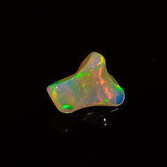Terrific Top Grade Quality 100% Natural Welo Fire White Ethiopian Opal Polished Rough Gemstone For Making Jewelry 11X9X7 MM 2.5 Cts. KR08-48 Sunkarton
