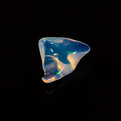 Unique Top Grade Quality 100% Natural Welo Fire White Ethiopian Opal Polished Rough Loose Gemstone For Making Jewelry 11X8X4MM 1 Cts KR08-49 Sunkarton