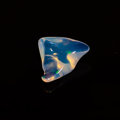 Unique Top Grade Quality 100% Natural Welo Fire White Ethiopian Opal Polished Rough Loose Gemstone For Making Jewelry 11X8X4MM 1 Cts KR08-49 Sunkarton