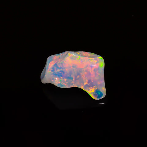 Wonderful Top Grade Quality 100% Natural Welo Fire White Ethiopian Opal Polished Rough Gemstone For Making Jewelry 14X7X6 MM 3 Cts. KR08-50 Sunkarton