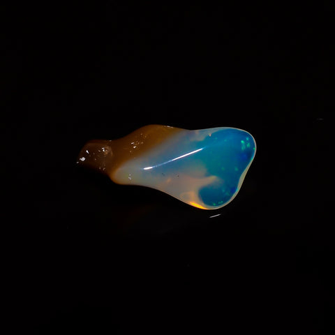 Exclusive Top Grade Quality 100% Natural Welo Fire Brown Ethiopian Opal Polished Rough Gemstone For Making Jewelry 17X7X5 MM 2 Cts. KR08-58 Sunkarton