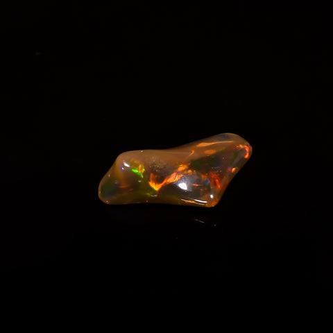 Incredible Top Grade Quality 100% Natural Welo Fire Brown Ethiopian Opal Polished Rough Gemstone For Making Jewelry 13X4X3 MM 1 Cts. KR08-64 Sunkarton