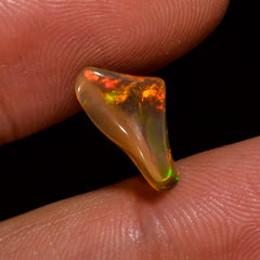 Incredible Top Grade Quality 100% Natural Welo Fire Brown Ethiopian Opal Polished Rough Gemstone For Making Jewelry 13X4X3 MM 1 Cts. KR08-64 Sunkarton
