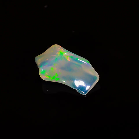 Outstanding Top Grade Quality 100% Natural Welo Fire White Ethiopian Opal Polished Rough Gemstone For Making Jewelry 13X6X4MM 1.5 Cts KR0867 Sunkarton
