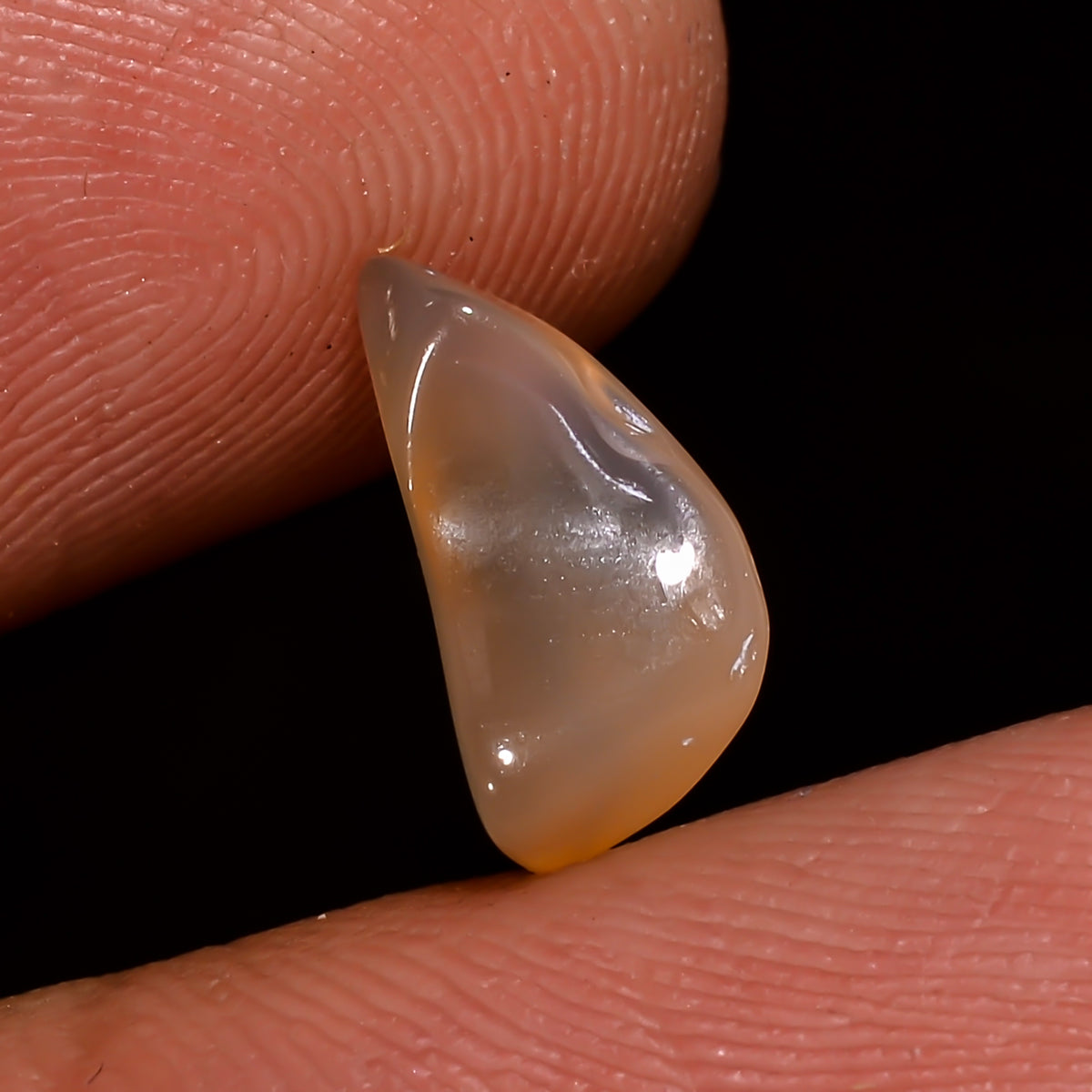 Superb Top Grade Quality 100% Natural Welo Fire Brown Ethiopian Opal Polished Rough Gemstone For Making Jewelry 11X5X4 MM 1.5 Cts. KR08-69 Sunkarton