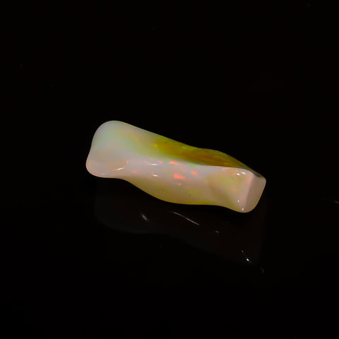 Terrific Top Grade Quality 100% Natural Welo Fire White Ethiopian Opal Polished Rough Gemstone For Making Jewelry 18X10X5 MM 4 Cts. KR08-73 Sunkarton