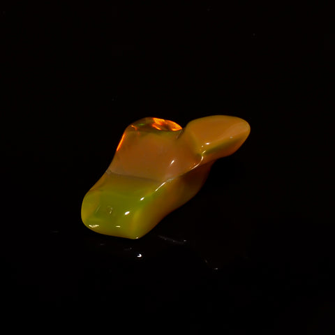 Awesome Top Grade Quality 100% Natural Welo Fire Brown Ethiopian Opal Polished Rough Gemstone For Making Jewelry 16X11X5 MM 3 Cts. KR08-78 Sunkarton