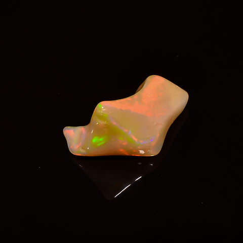 Exclusive Top Grade Quality 100% Natural Welo Fire Brown Ethiopian Opal Polished Rough Gemstone For Making Jewelry 16X8X7 MM 3 Cts. KR08-83 Sunkarton