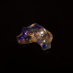 Marvellous Top Grade Quality 100% Natural Welo Fire Brown Ethiopian Opal Polished Rough Gemstone For Making Jewelry 16X10X5MM 3.5 Cts KR0890 Sunkarton
