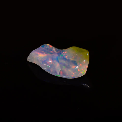 Outstanding Top Grade Quality 100% Natural Welo Fire White Ethiopian Opal Polished Rough Gemstone For Making Jewelry 15X6X4 MM 2 Cts KR08-92 Sunkarton