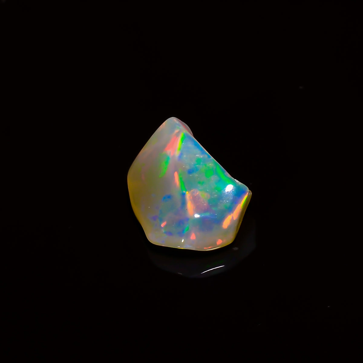 Superb Top Grade Quality 100% Natural Welo Fire Brown Ethiopian Opal Polished Rough Gemstone For Making Jewelry 11X8X4 MM 2.5 Cts. KR08-94 Sunkarton