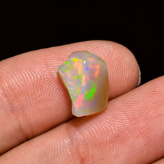 Superb Top Grade Quality 100% Natural Welo Fire Brown Ethiopian Opal Polished Rough Gemstone For Making Jewelry 11X8X4 MM 2.5 Cts. KR08-94 Sunkarton