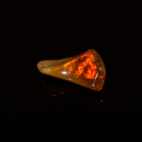 Tempting Top Grade Quality 100% Natural Welo Fire Brown Ethiopian Opal Polished Rough Gemstone For Making Jewelry 13X6X4 MM 1.5 Cts. KR08-97 Sunkarton