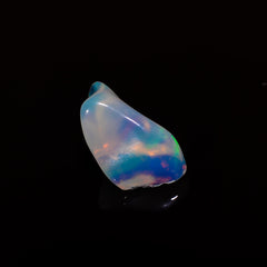 Terrific Top Grade Quality 100% Natural Welo Fire White Ethiopian Opal Polished Rough Gemstone For Making Jewelry 12X7X5 MM 1.5 Cts. KR08-98 Sunkarton
