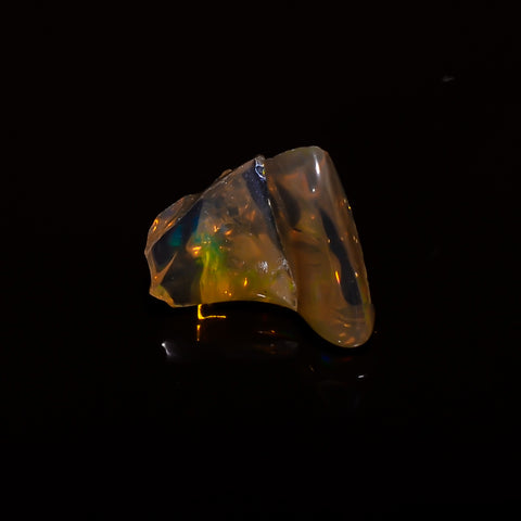 Unique Top Grade Quality 100% Natural Welo Fire Brown Ethiopian Opal Polished Rough Gemstone For Making Jewelry 10X9X4 MM 1.5 Cts. KR08-99 Sunkarton