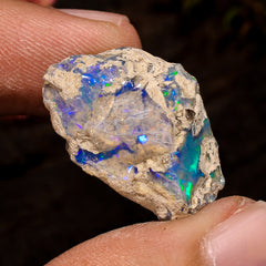 Incredible Top Grade Quality 100% Natural Welo Fire White Ethiopian Opal Rough Loose Gemstone For Making Jewelry 22X15X14 MM 17 Cts. KR12-14 Sunkarton