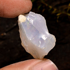 Marvellous Top Grade Quality 100% Natural Welo Fire White Ethiopian Opal Rough Loose Gemstone For Making Jewelry 23X18X12 MM 18 Cts. KR12-15 Sunkarton