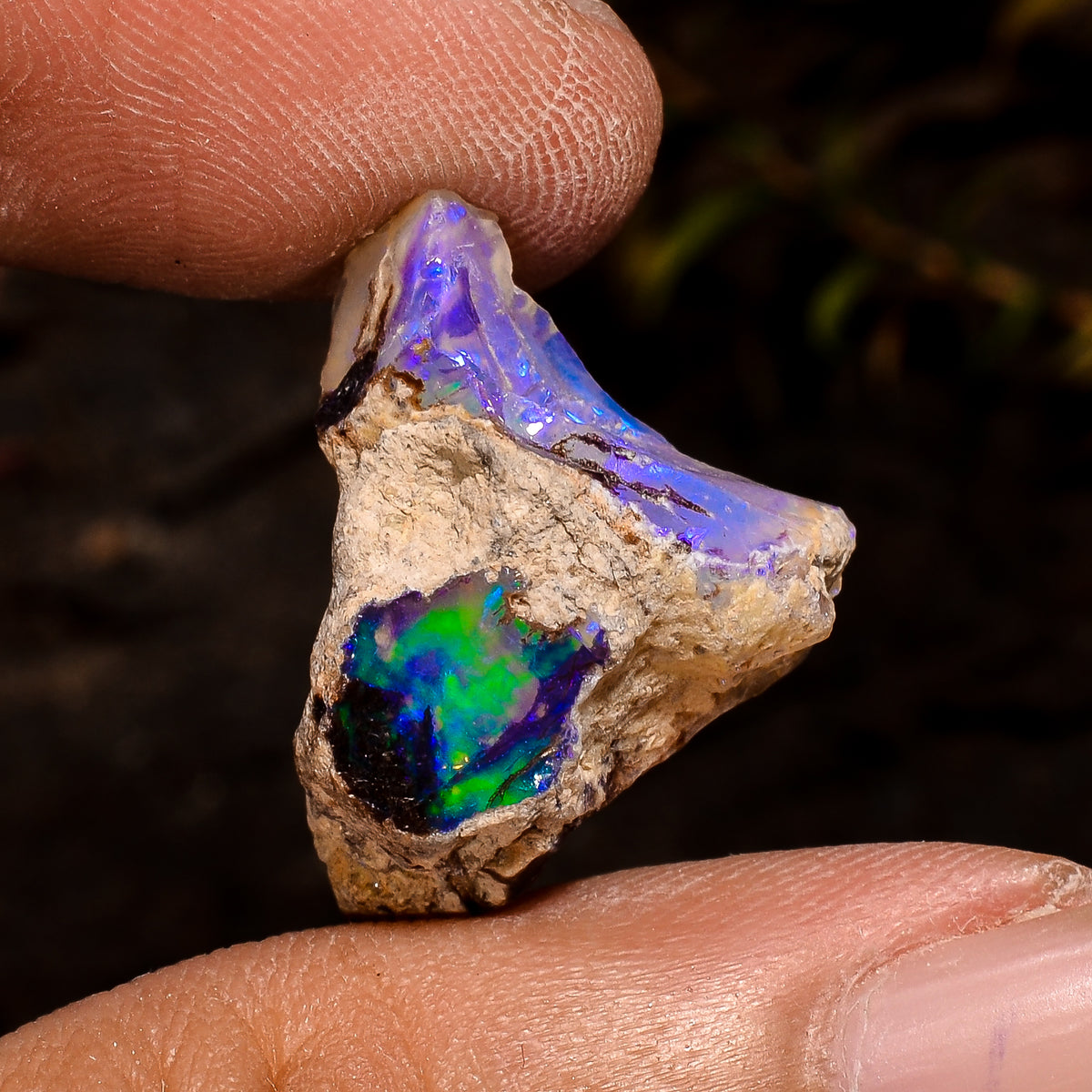 Excellent Top Grade Quality 100% Natural Welo Fire White Ethiopian Opal Rough Loose Gemstone For Making Jewelry 21X18X11 MM 12 Cts. KR12-32 Sunkarton
